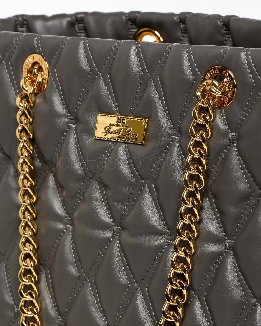 ---------------  ---------------  ---------------  ---------------  --------------Elisabetta Franchi Borsa a Spalla Steel------