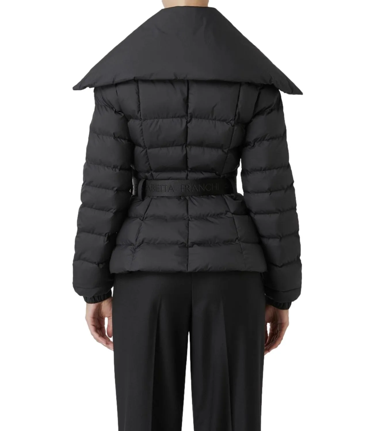 Elisabetta Franchi EF giubbino nero donna