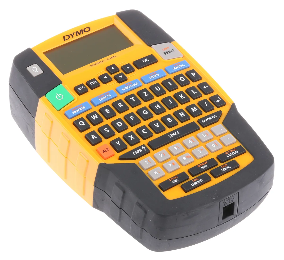 Etichettatrice Portatile Dymo Rhino 4200, QWERTZ, largh. 19mm max