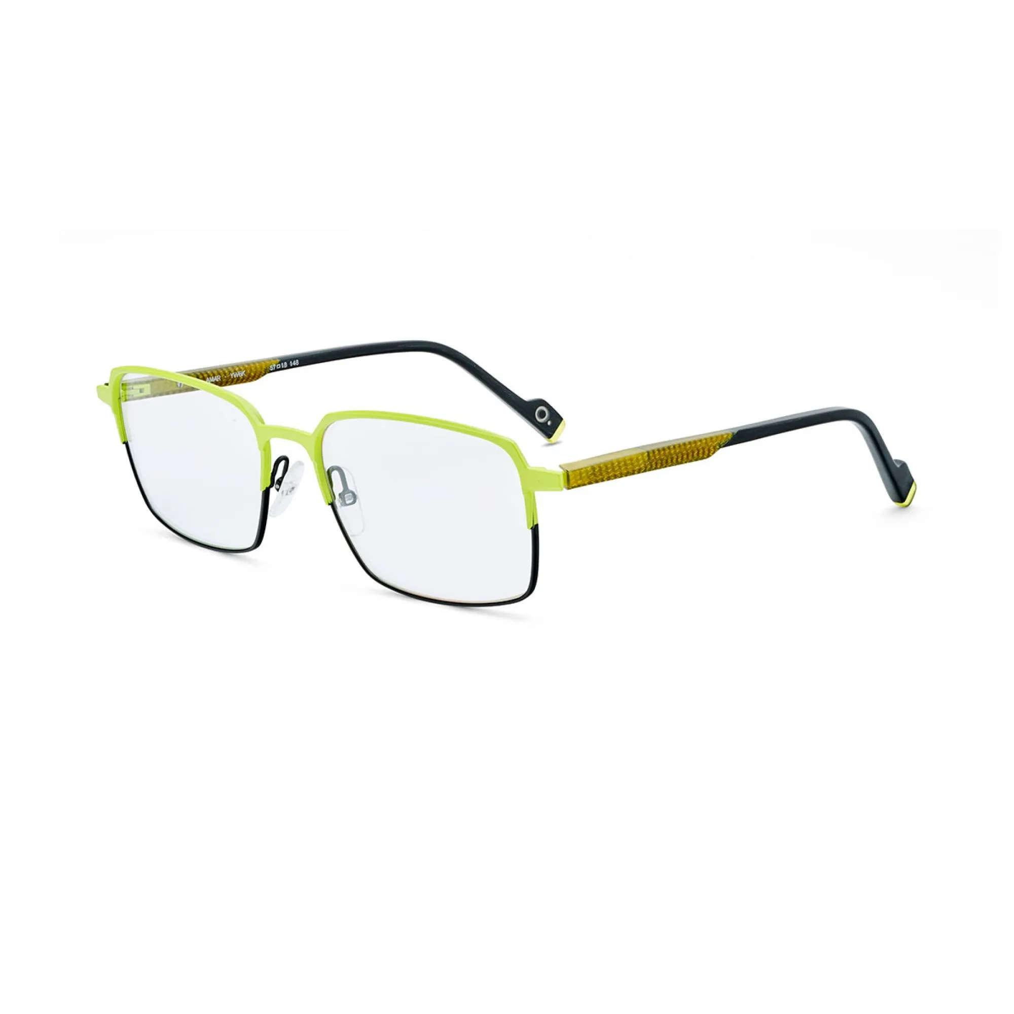   Etnia Barcelona AMAR - YWBK Giallo/nero | Occhiale Da Vista Uomo 