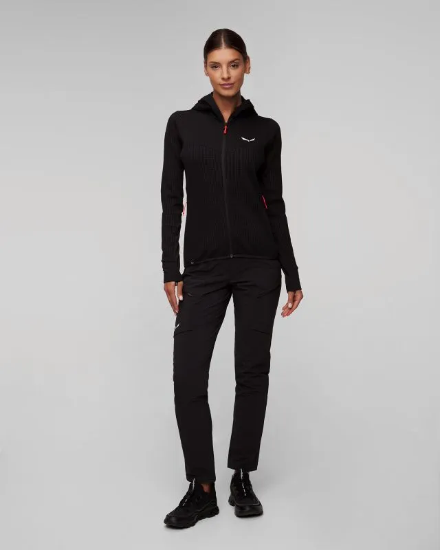 Felpa da trekking da donna Salewa Puez Waffle Polarlite® Hybrid