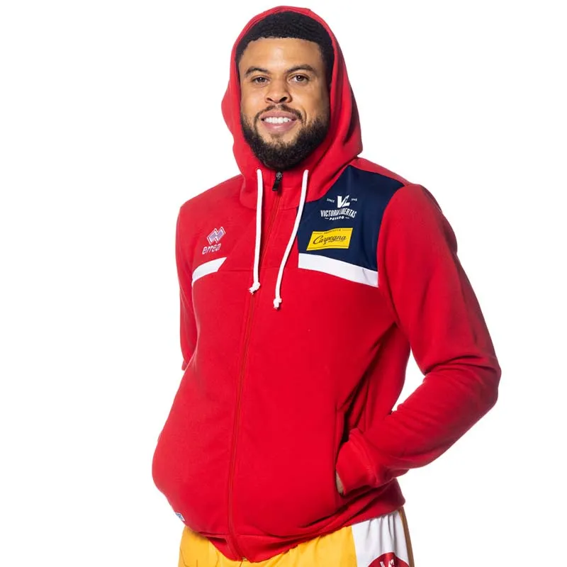 FELPA E-V L MOSS FULL ZIP CON CAP