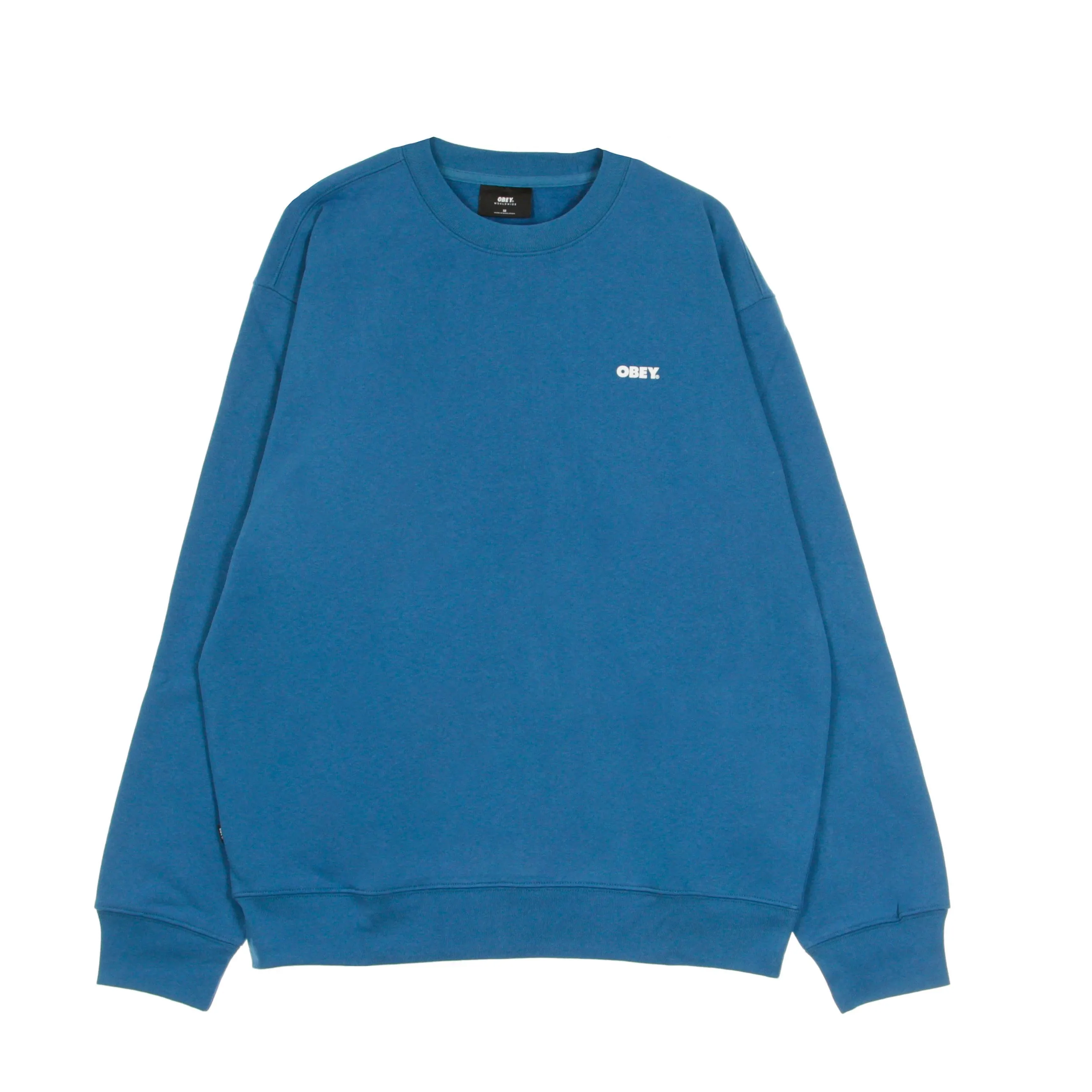 Felpa Girocollo Uomo Bold Premium Crew Fleece Blue Sapphire