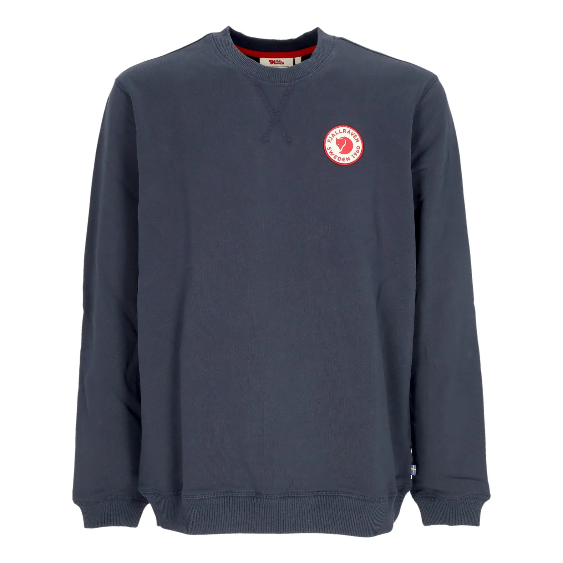 Felpa Leggera Girocollo Uomo 1960 Logo Badge Sweater Dark Navy