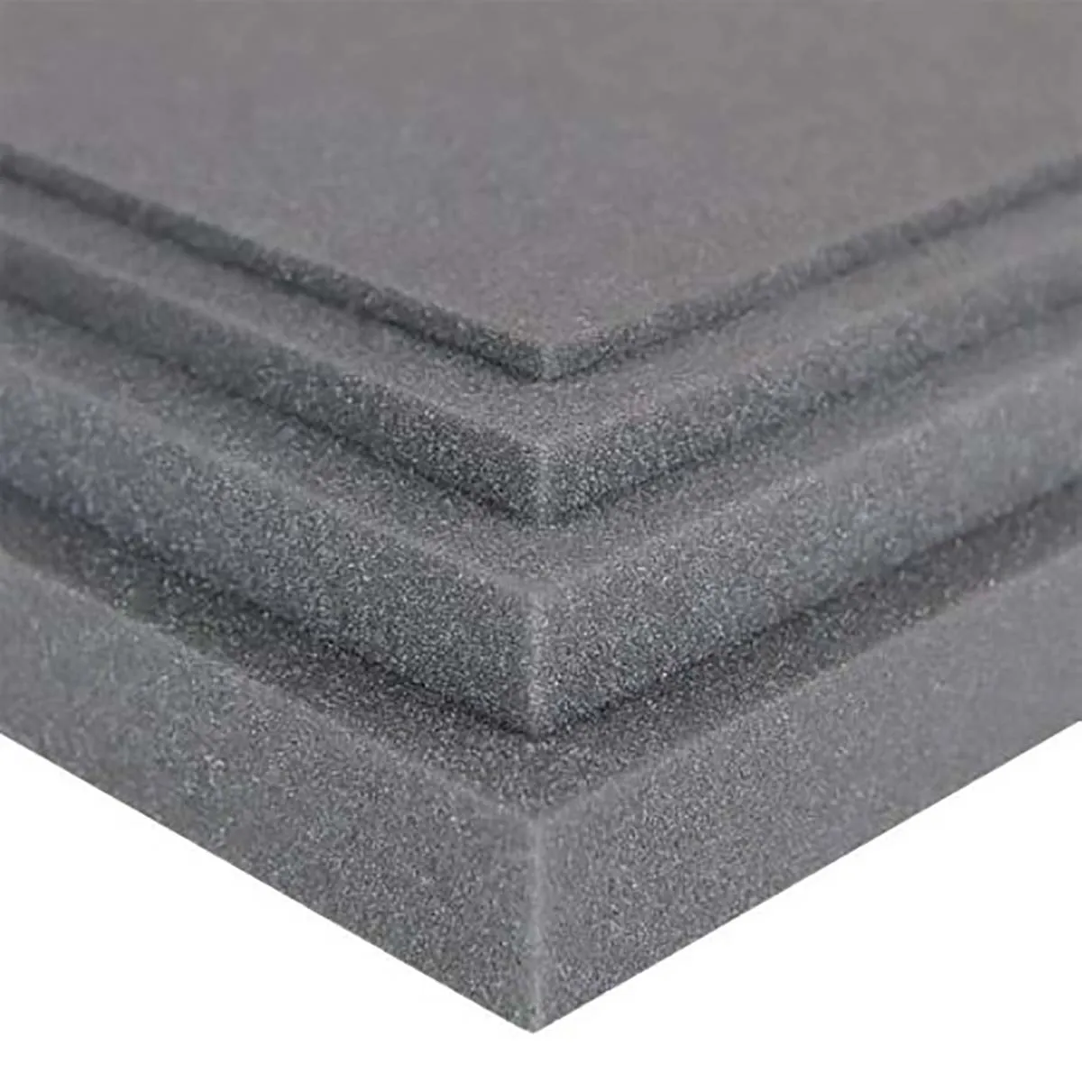 Foglio di gomma adesivo RS PRO in PUR, 950mm x 950mm x 15mm, col. Grigio, Densità 30kg/m³