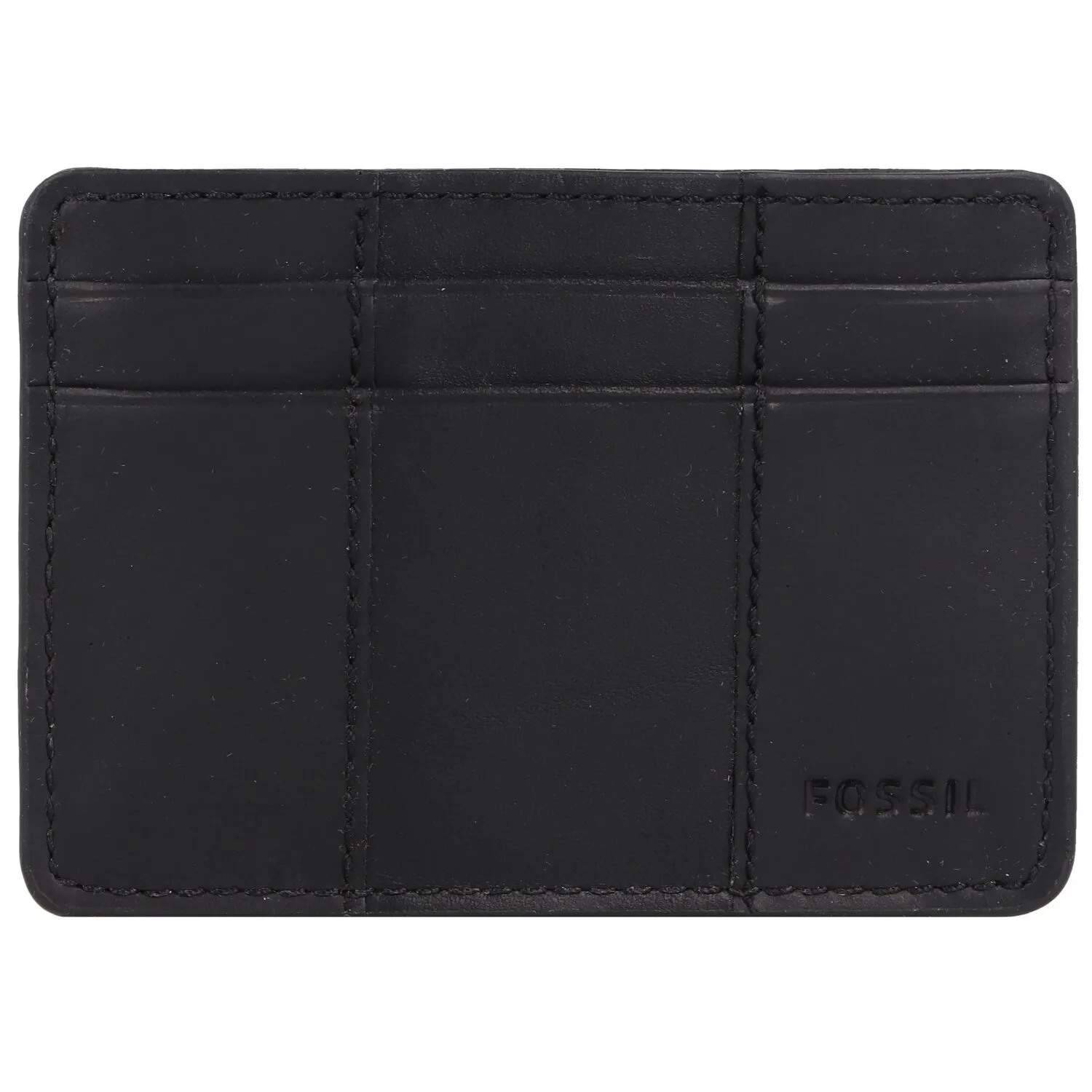 Fossil Everett Custodia per carte di credito in pelle 10 cm