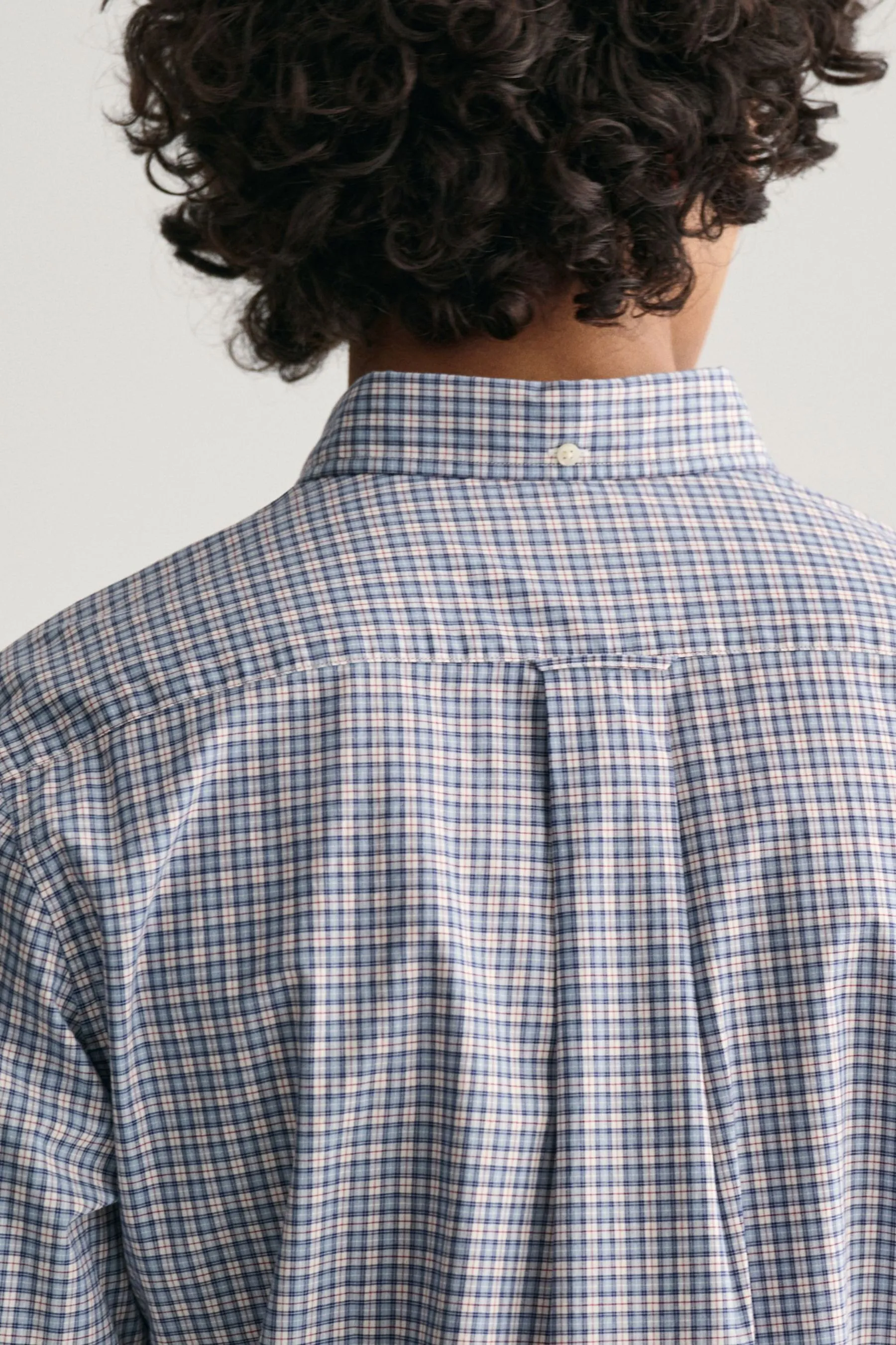 GANT regular  - Vestibilità Camicia in Popeline Micro Quadri 100% Cotone    