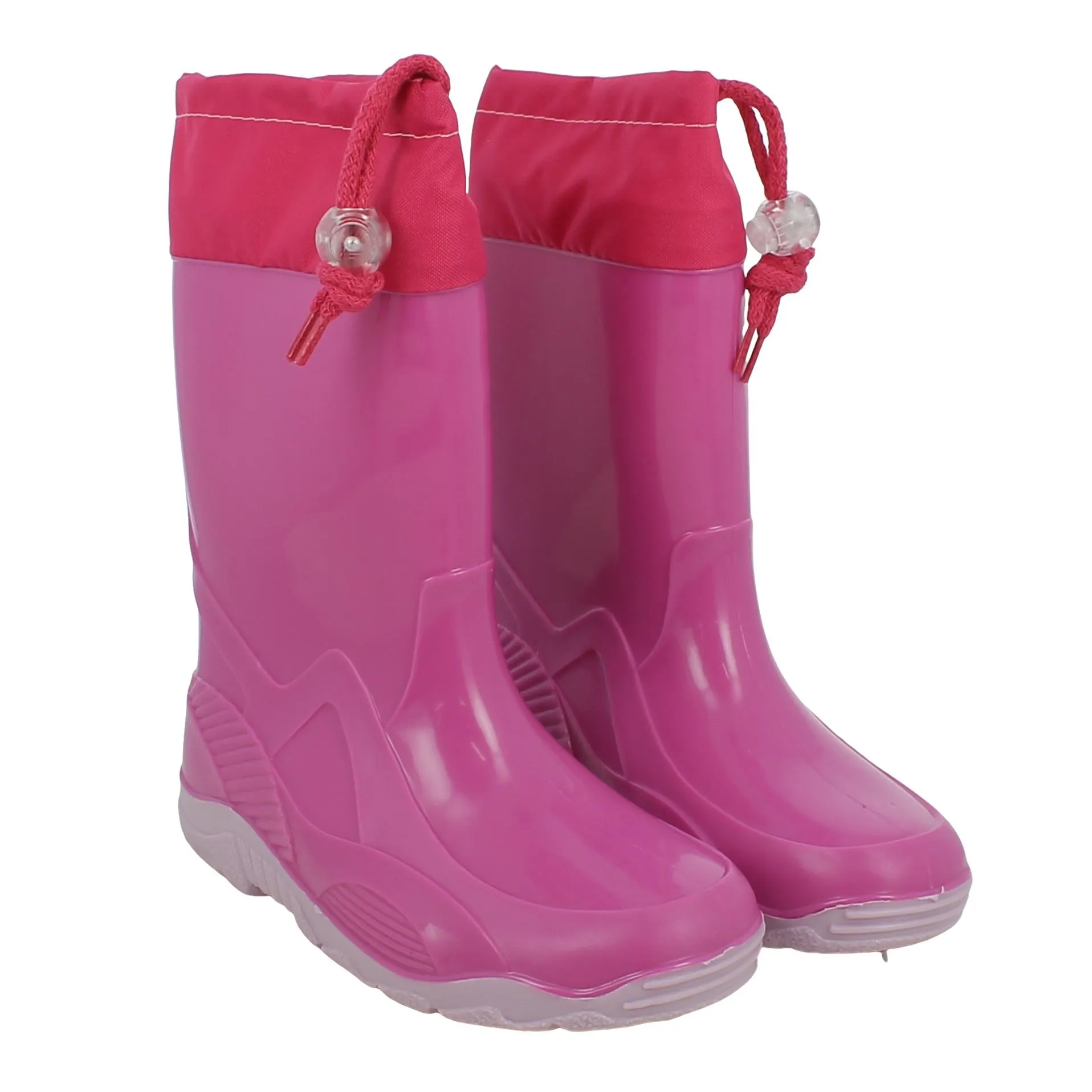 G&G  Stivale in Gomma Bambina Rosa Impermeabile G&G 