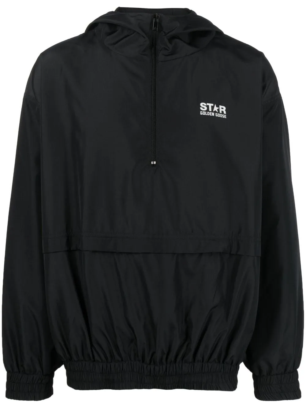 Giacca a vento con logo in nero - unisex