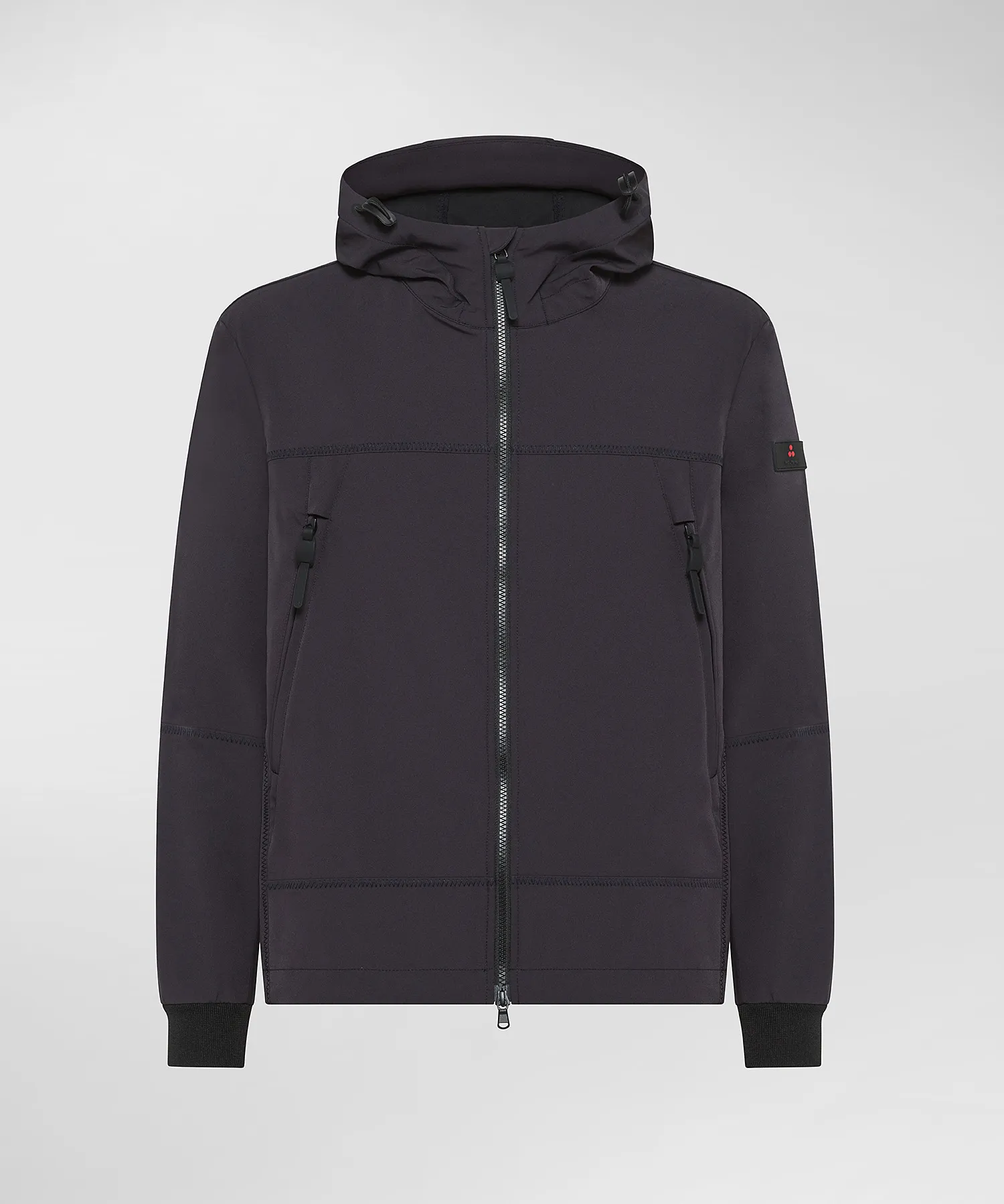 Giacca a vento in tela di nylon stretch