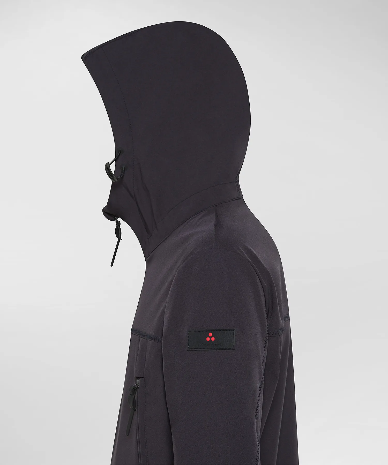 Giacca a vento in tela di nylon stretch