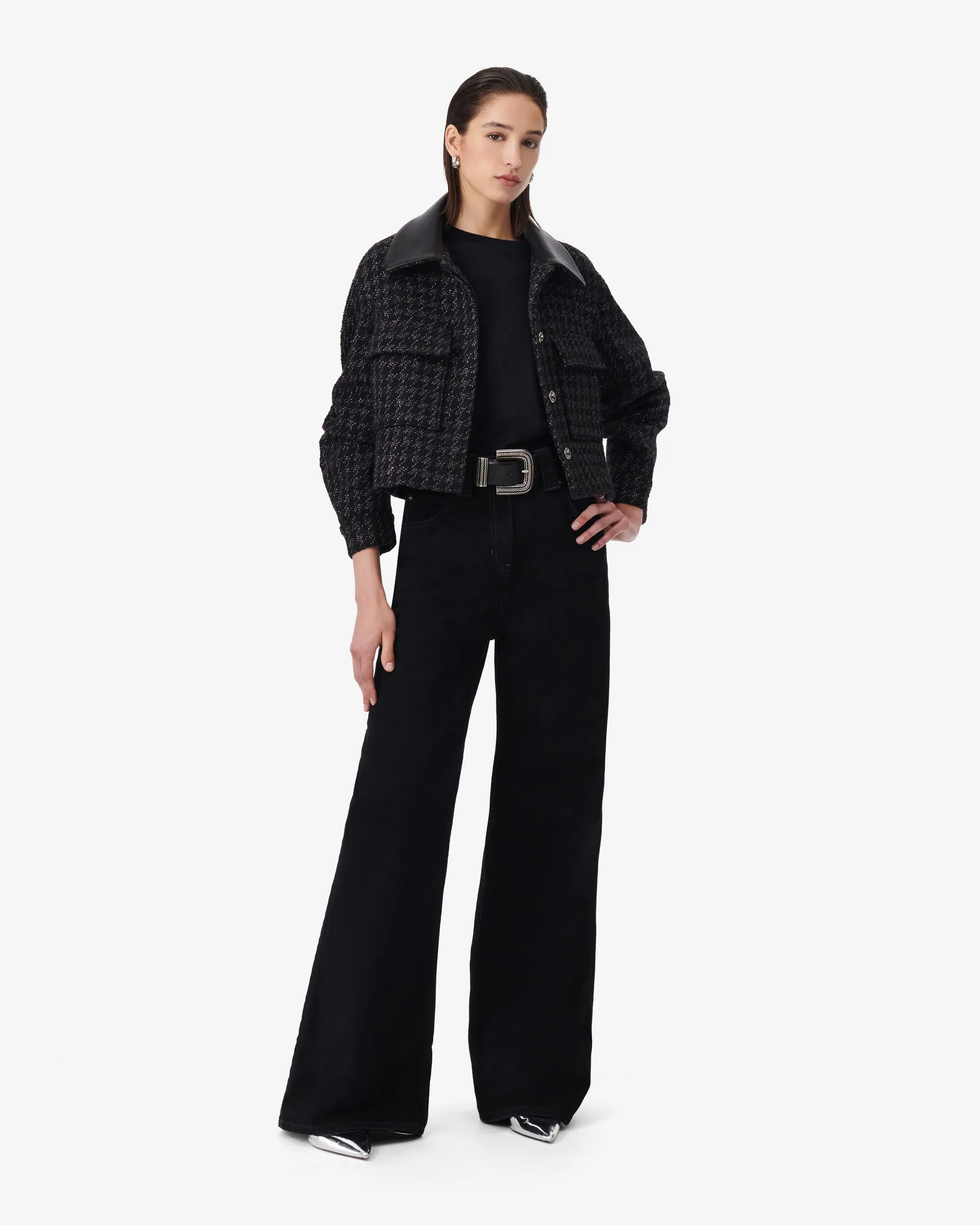 GIACCA CORTA IN TWEED DI SALOMA
