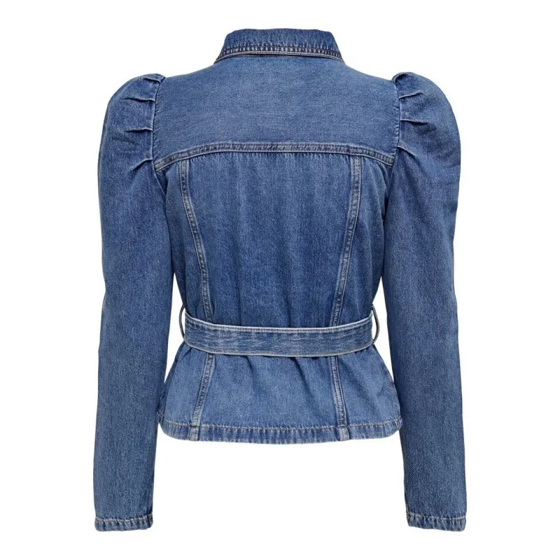 GIACCA DI JEANS CON MANICHE A SBUFFO DA DONNA ONLY