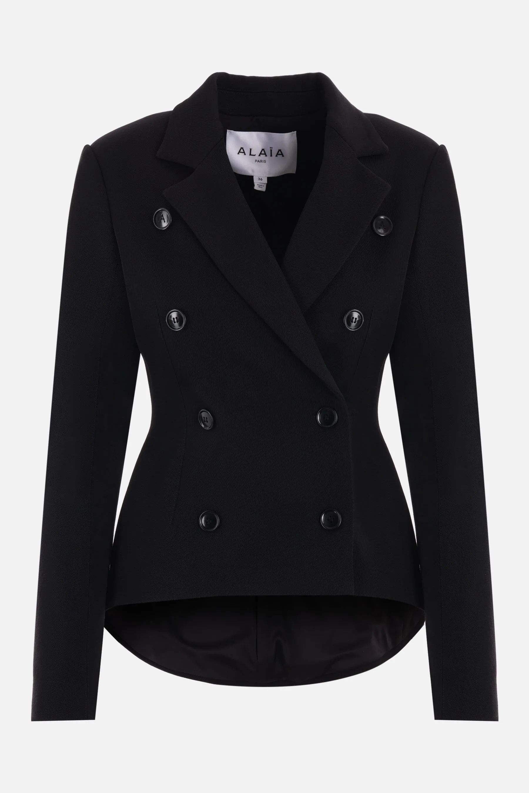  giacca doppiopetto in gabardine  