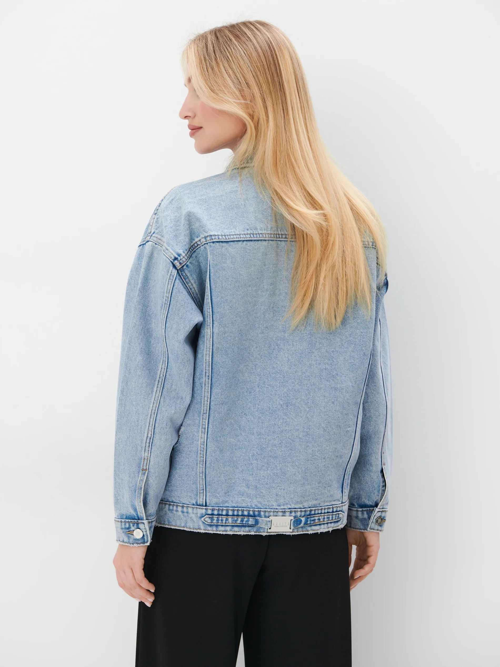 Giacca in denim oversize