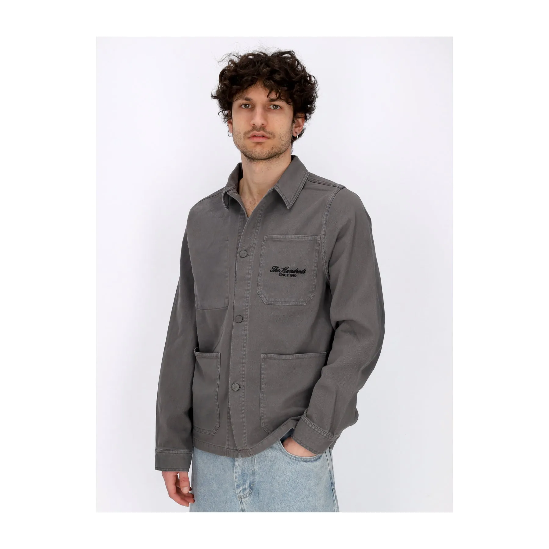 Giacca Workwear Uomo Lens Work Jacket Grey