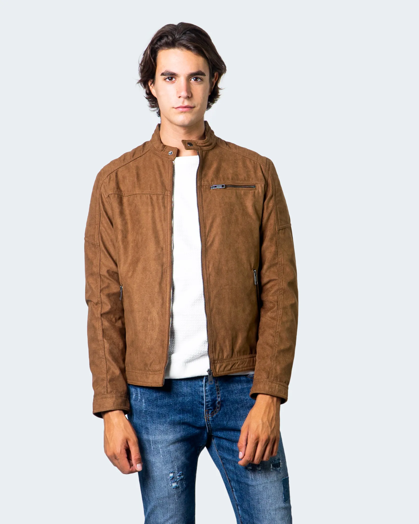Giacchetto Jack Jones JJEROCKY NOOS Beige scuro
