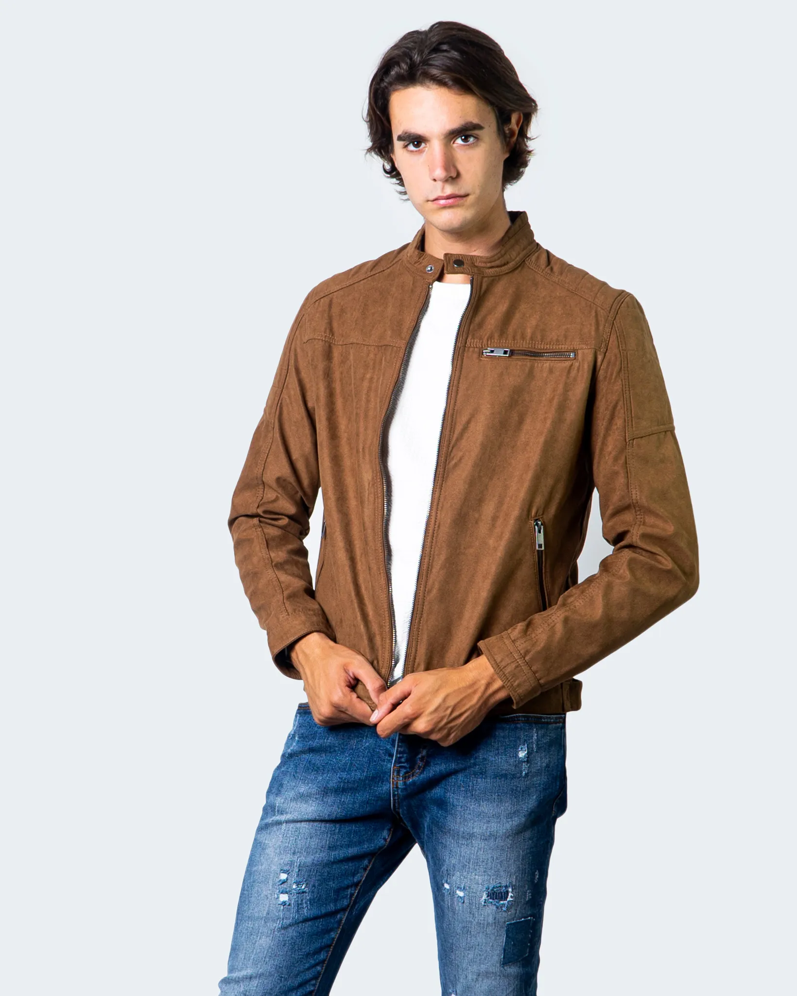 Giacchetto Jack Jones JJEROCKY NOOS Beige scuro