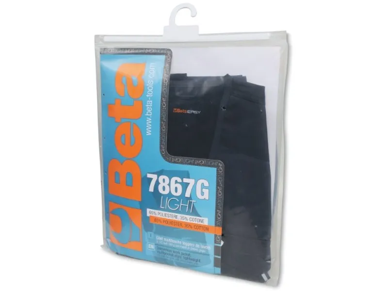 Gilet da lavoro Beta 7867G grigio in tessuto ultra leggero (tg. XS-5XL)