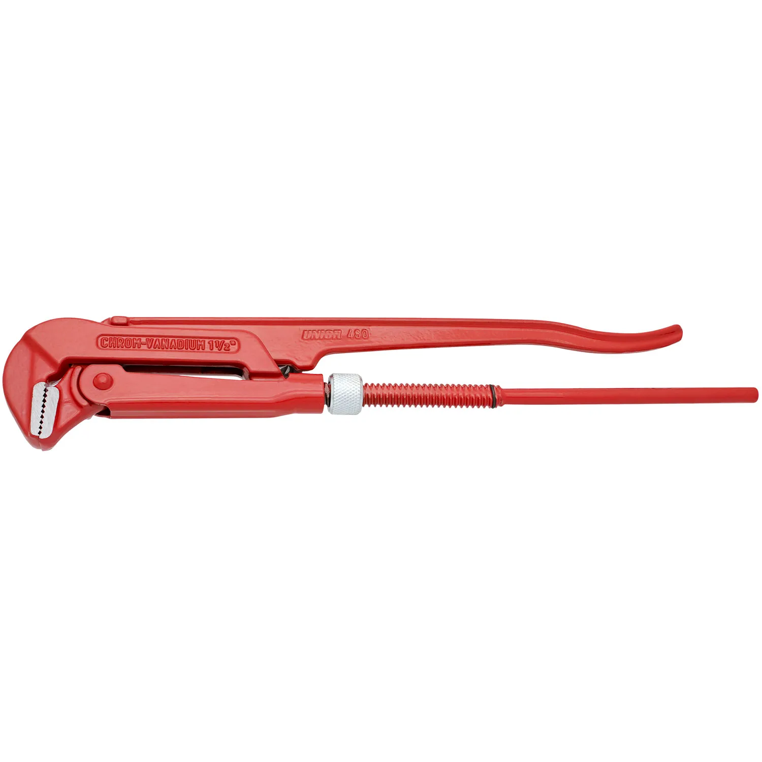 Giratubi svedese 90° acciaio cromo vanadio professionale D Max 60 mm L 415 mm UNIOR 480/6