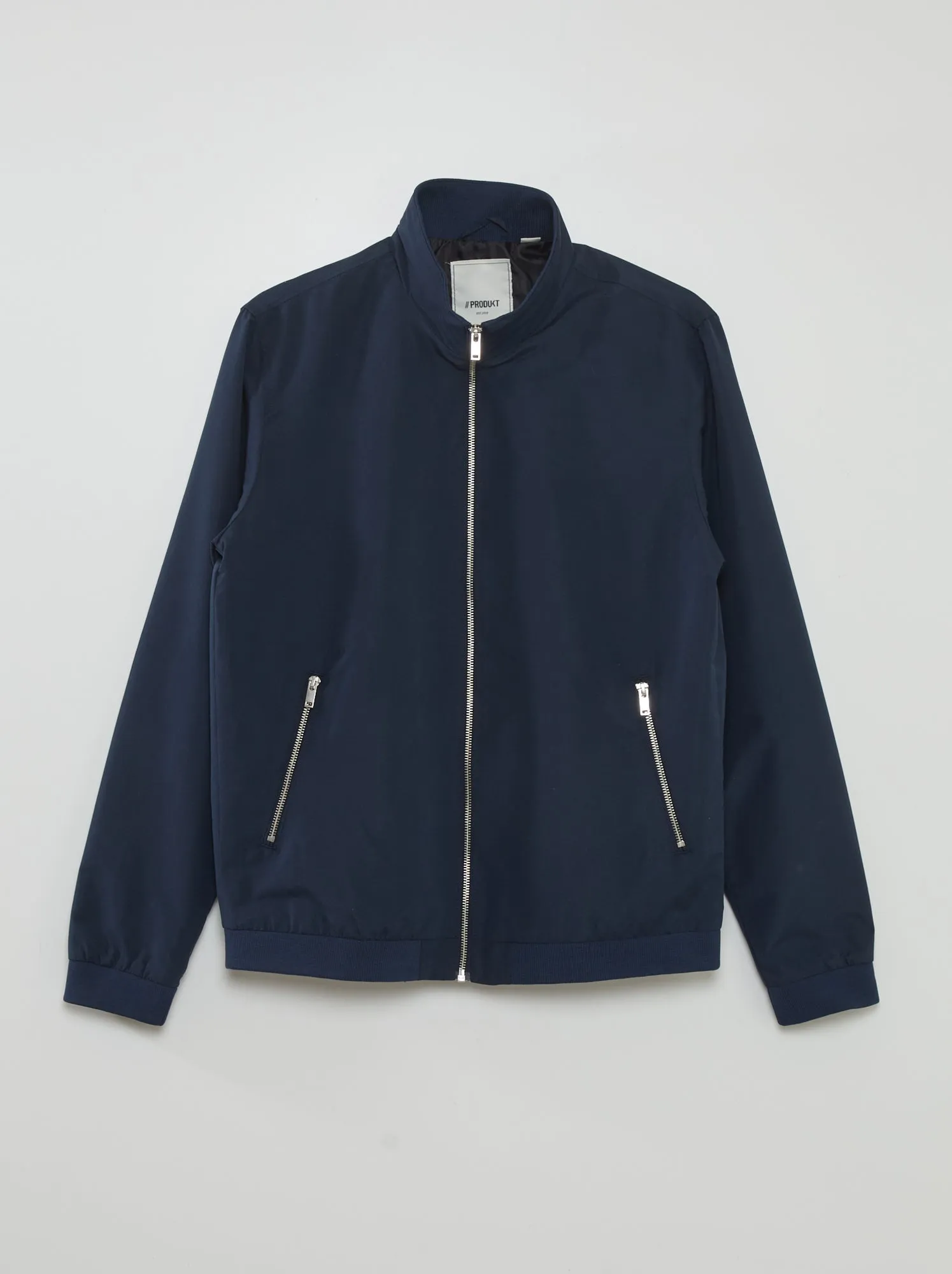 Giubbotto con apertura con zip 'Produkt' - BLU