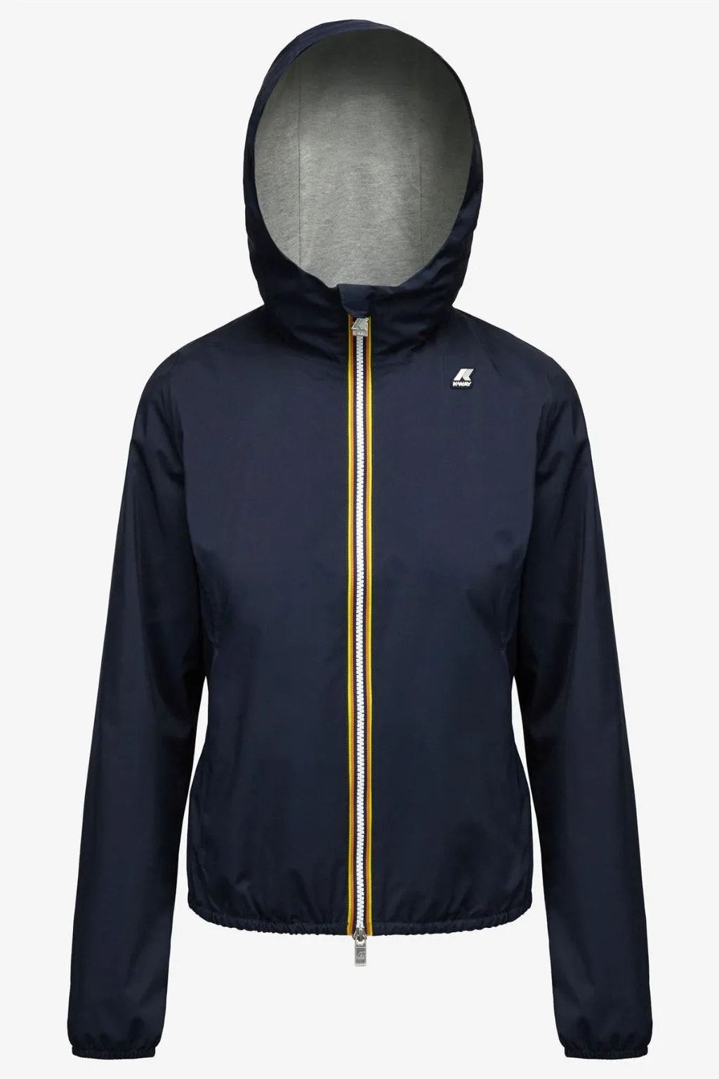 GIUBBOTTO DONNA CON CAPPUCCIO LILY STR POLY JERSEY BLU K-WAY
