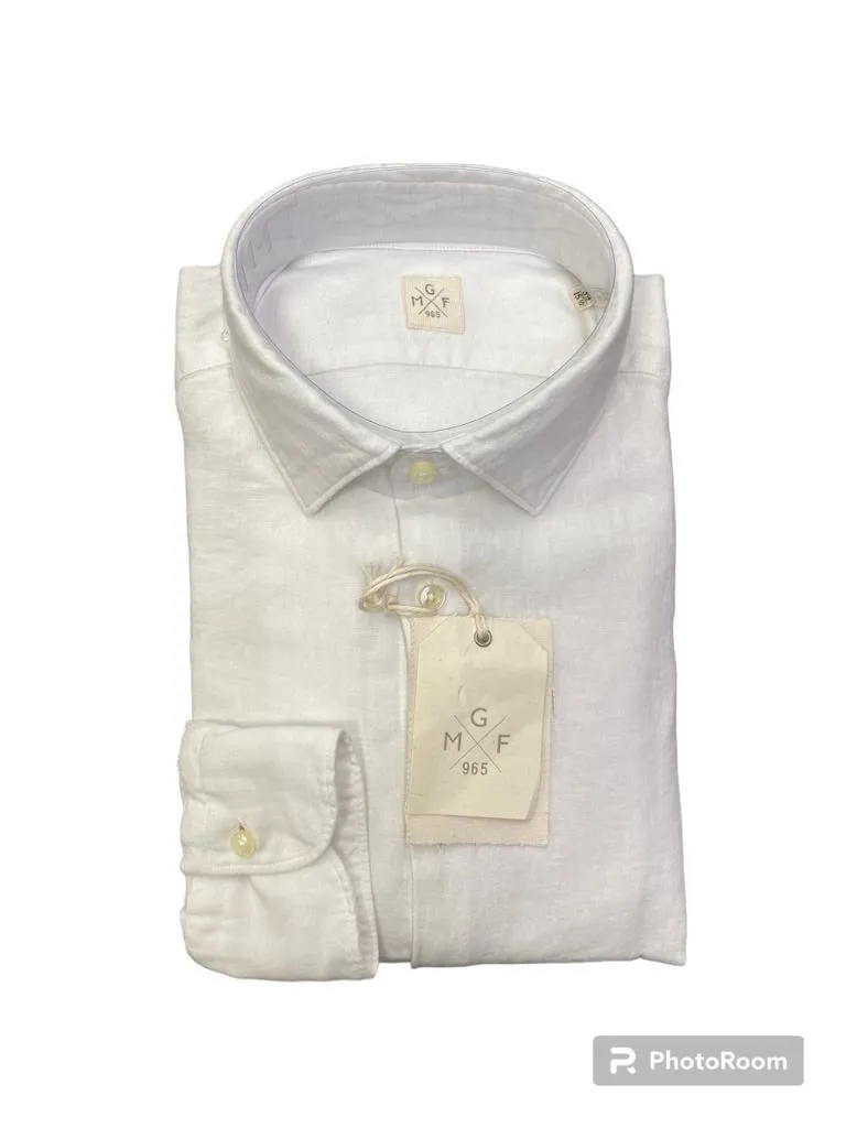 GMF camicia uomo maniche lunghe lino FR10L
