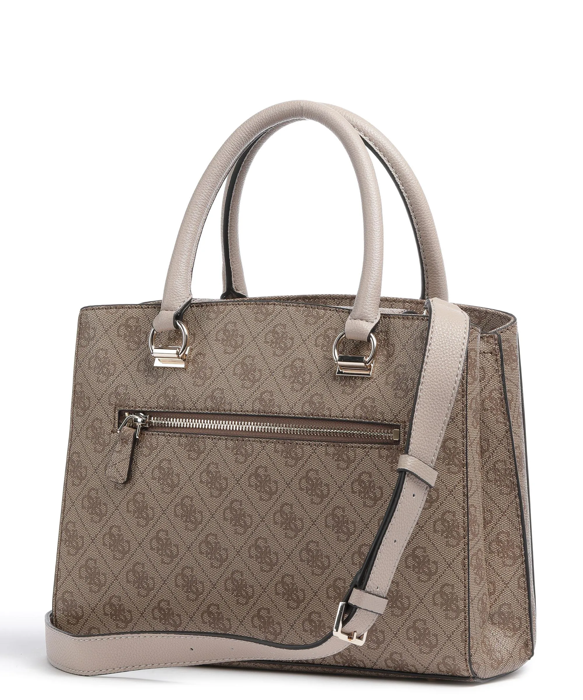  Guess Noelle Borsa a mano pelle sintetica marrone  