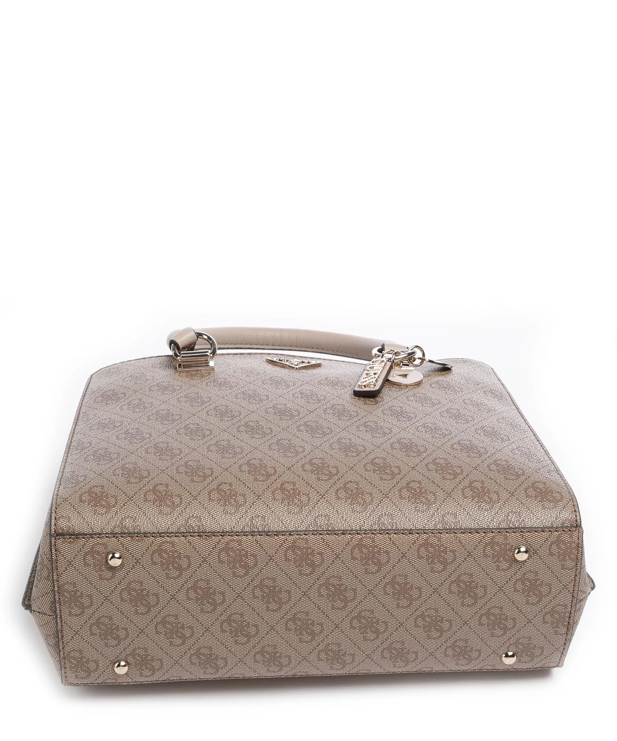  Guess Noelle Borsa a mano pelle sintetica marrone  