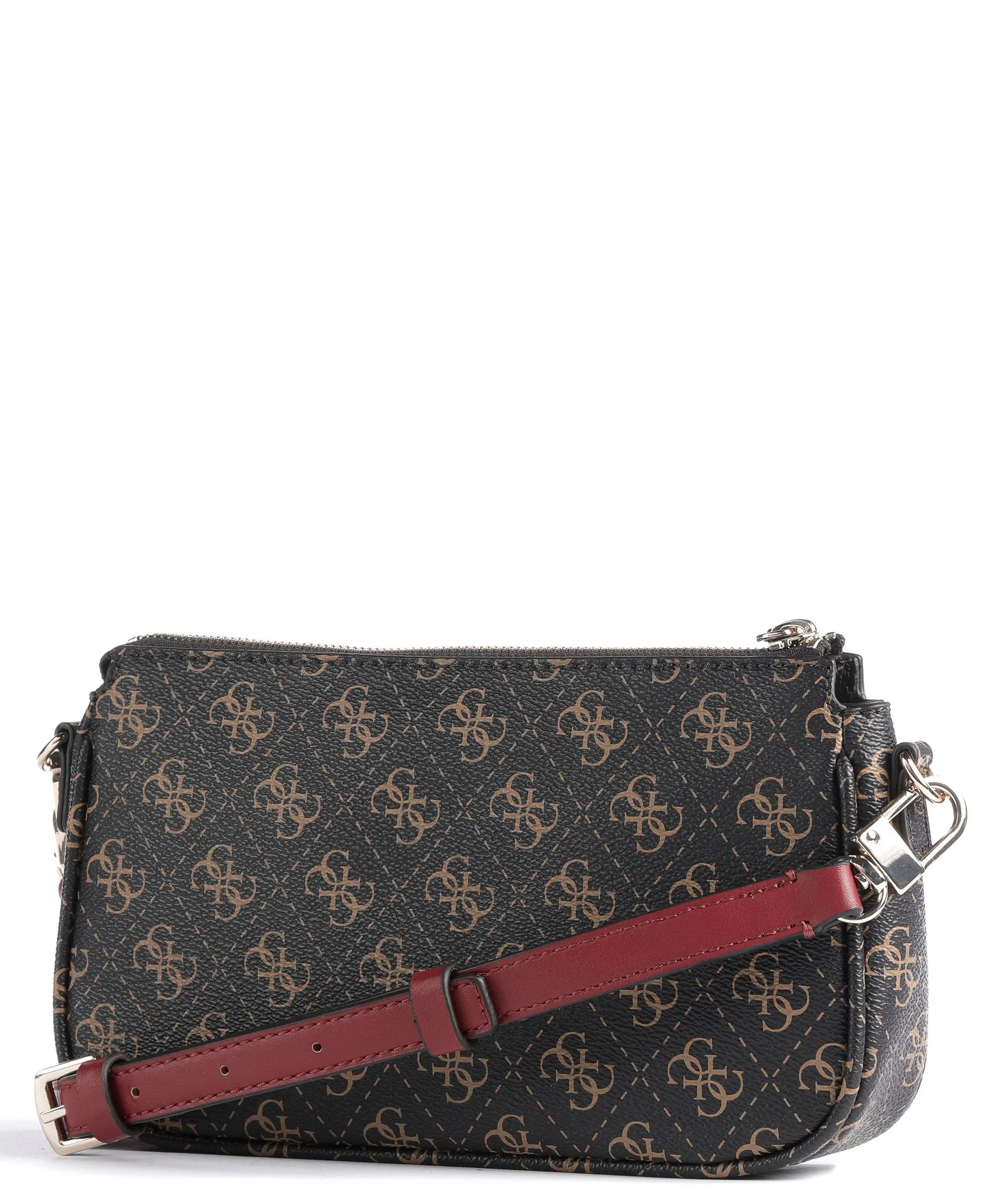  Guess Noelle Borsa a spalla pelle sintetica marrone scuro  