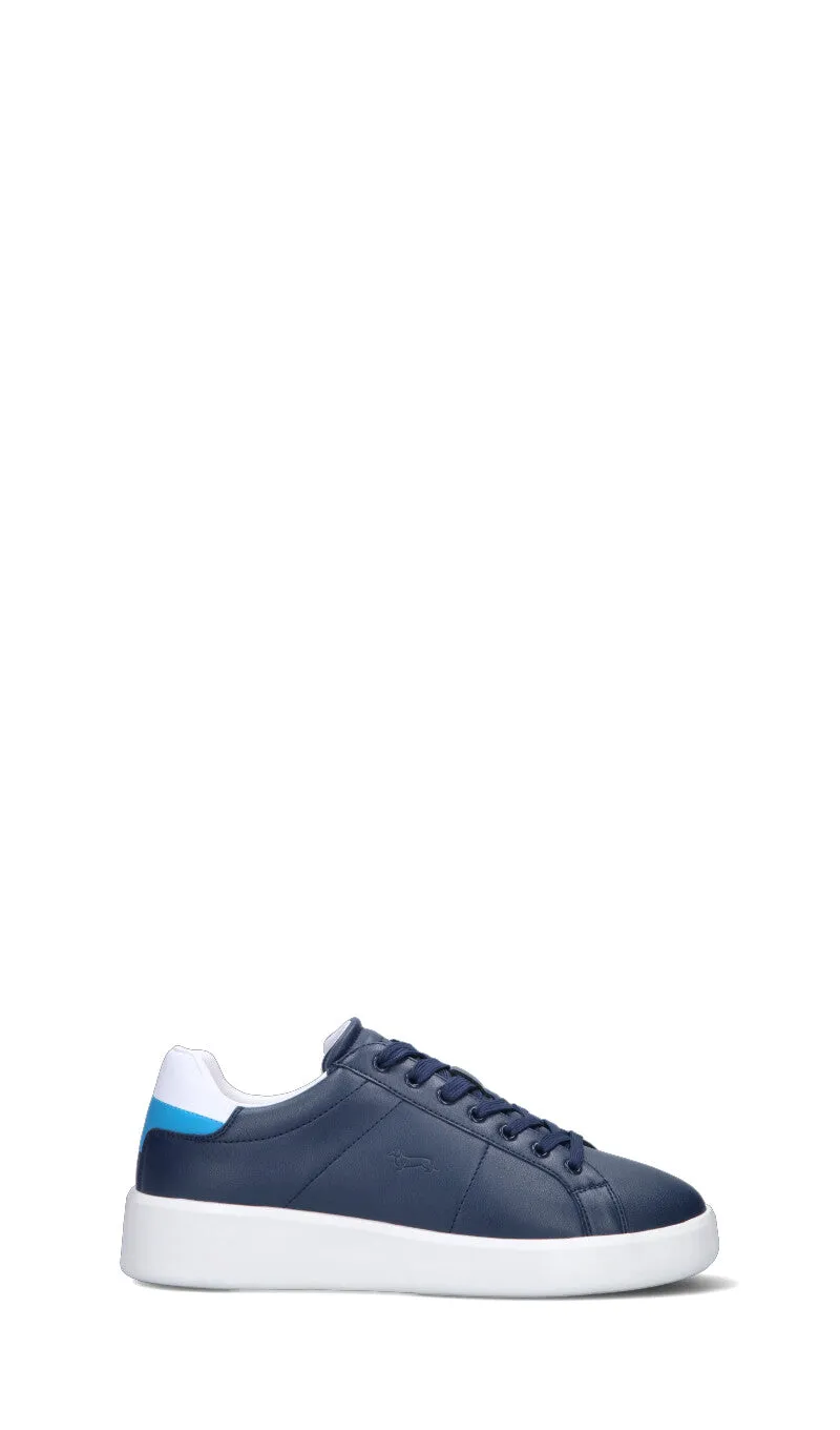 HARMONT&BLAINE Sneaker uomo blu/azzurra/bianca in pelle