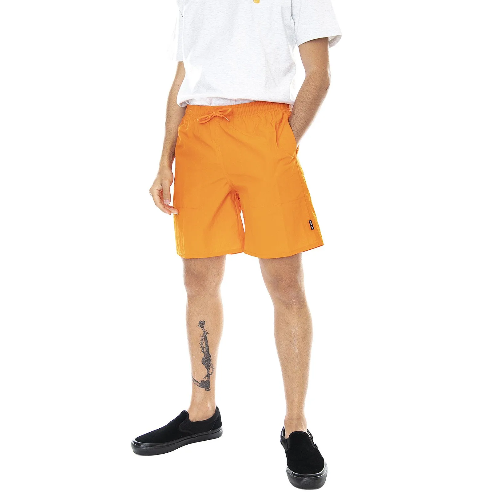 Huf Mens Fuck It Easy Shorts - Persimmon - Bermuda Uomo Arancioni    
