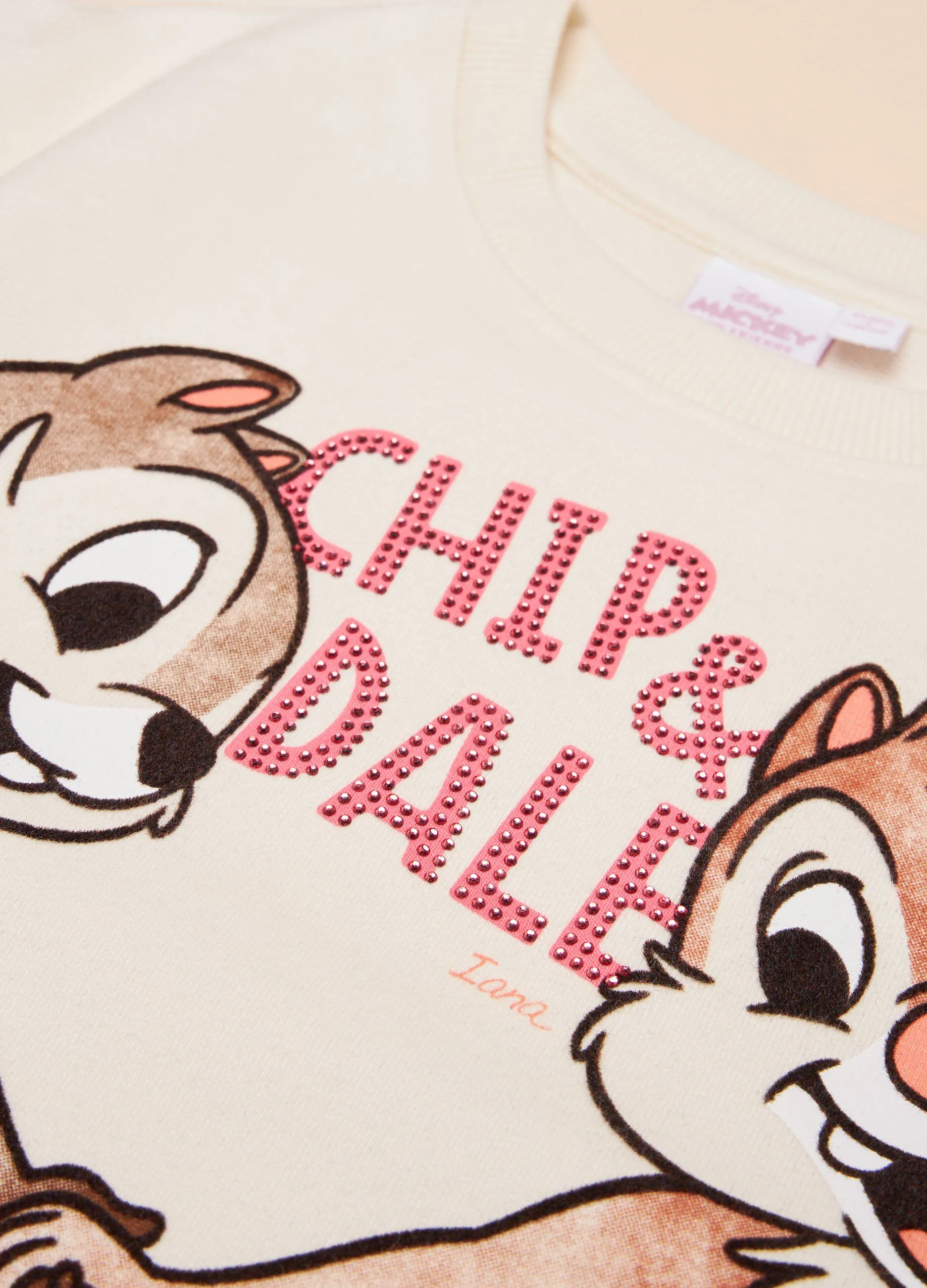 IANA  Felpa Disney in cotone stretch IANA bambina