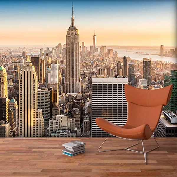 Il centro di Manhattan al tramonto - FOTOMURALI