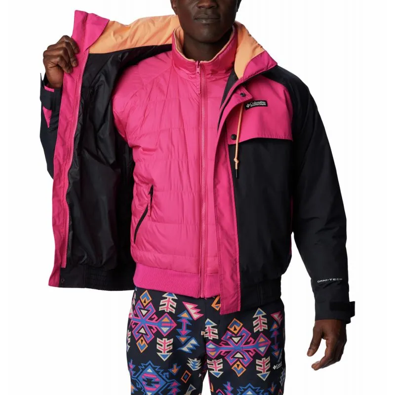 Interchange Giacca 3 in 1 Columbia Impermeabile Wintertrainer™ (Jack-Nero, Fucsia) Uomo