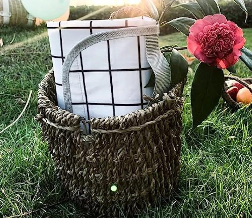 ISOLAY Tappetino da picnic impermeabile, spesso, portatile, ultra leggero, resistente all’umidità, pieghevole, adatto per gite a