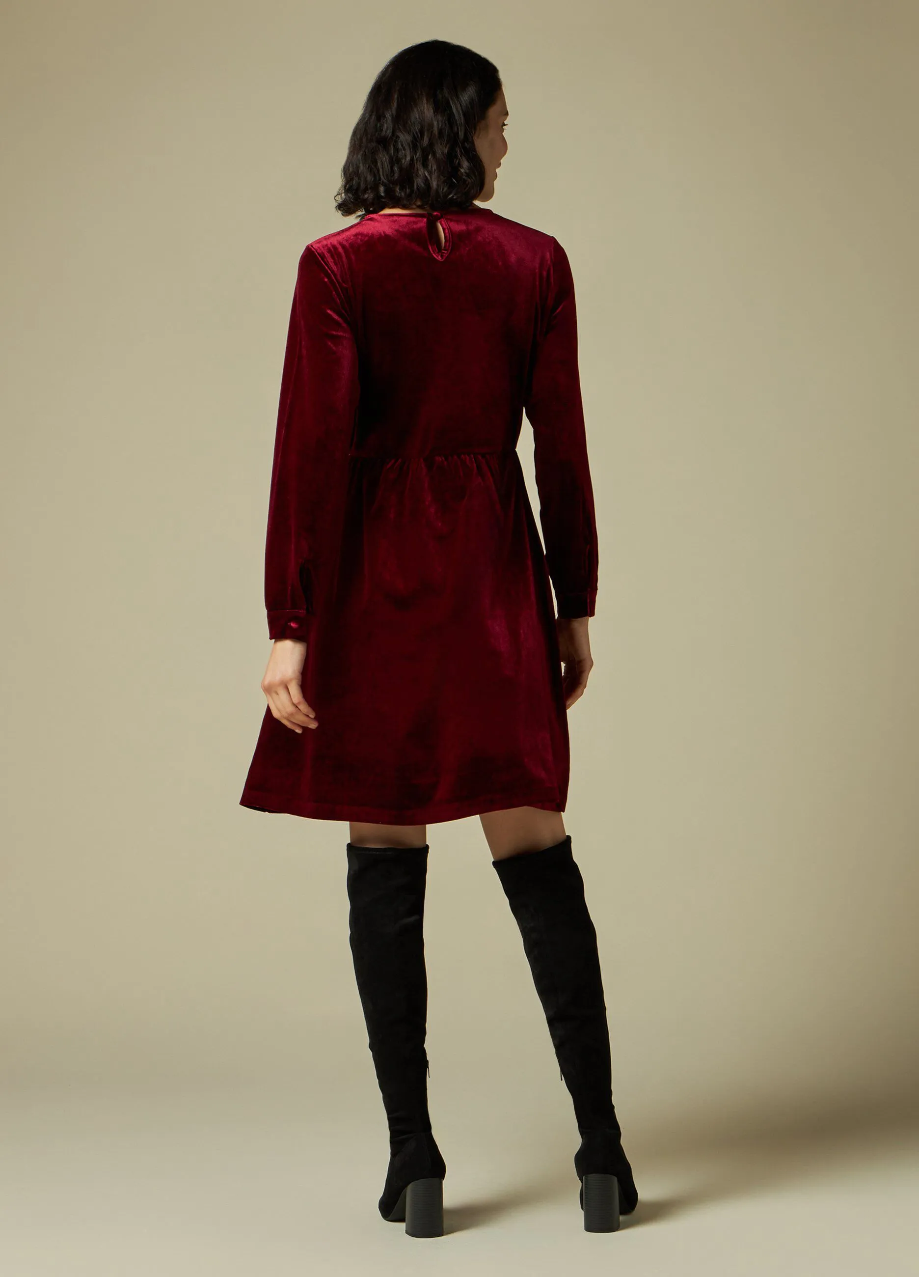 IWIE  Abito in velluto donna