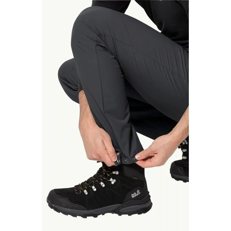 JACK WOLSKINS HOLDSTEIG PANTS (nero) Pantaloni da trekking da uomo