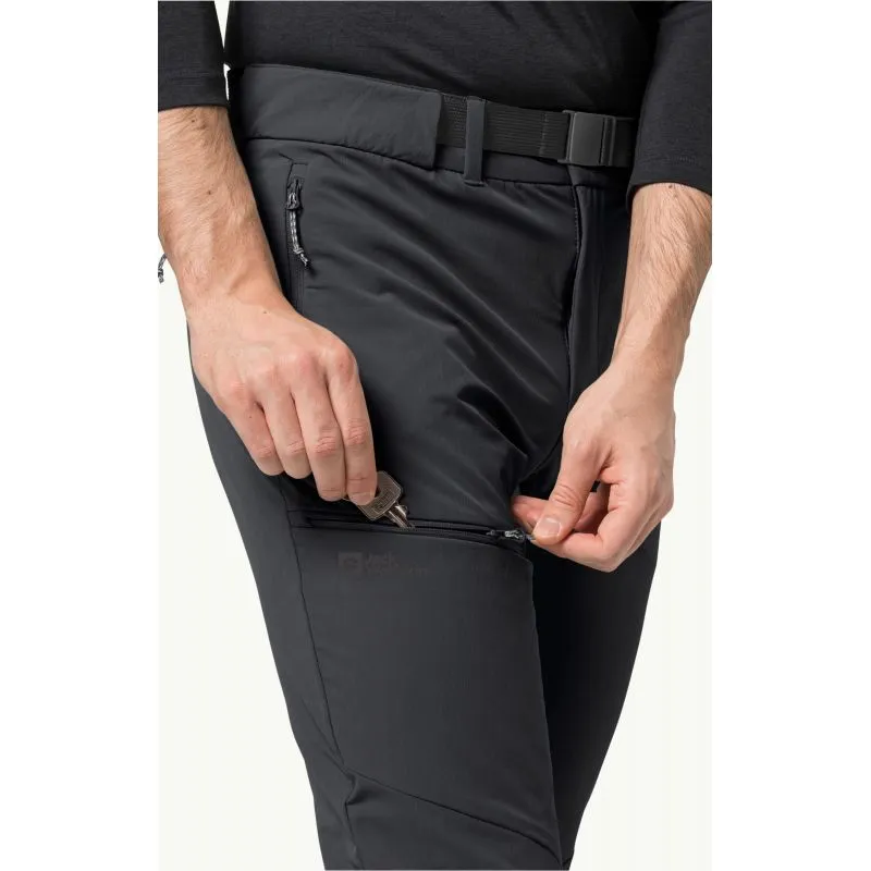 JACK WOLSKINS HOLDSTEIG PANTS (nero) Pantaloni da trekking da uomo