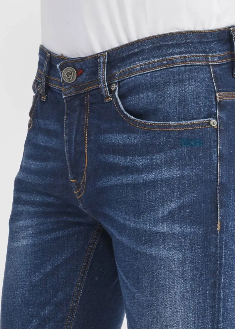 Jeans in denim indaco