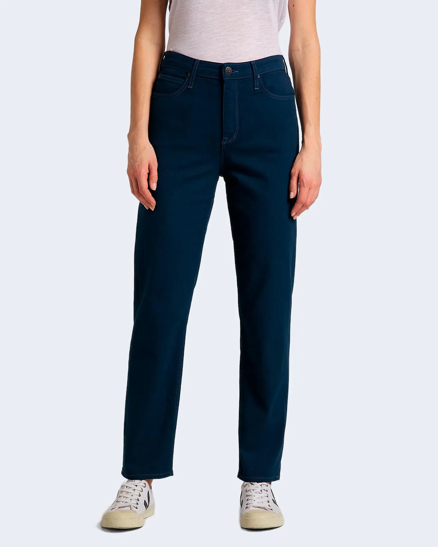 Jeans mom Lee insignia blue Denim scuro