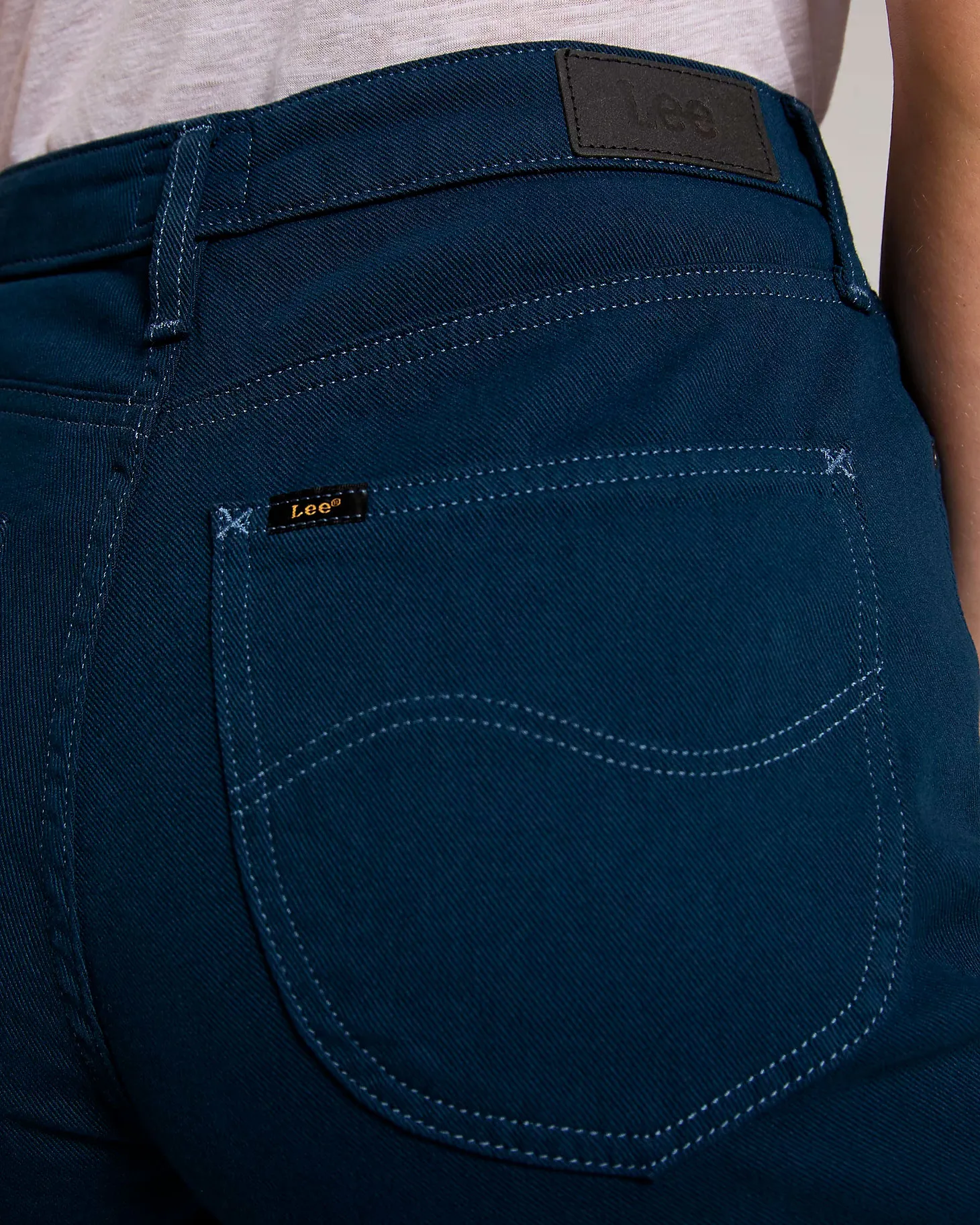 Jeans mom Lee insignia blue Denim scuro