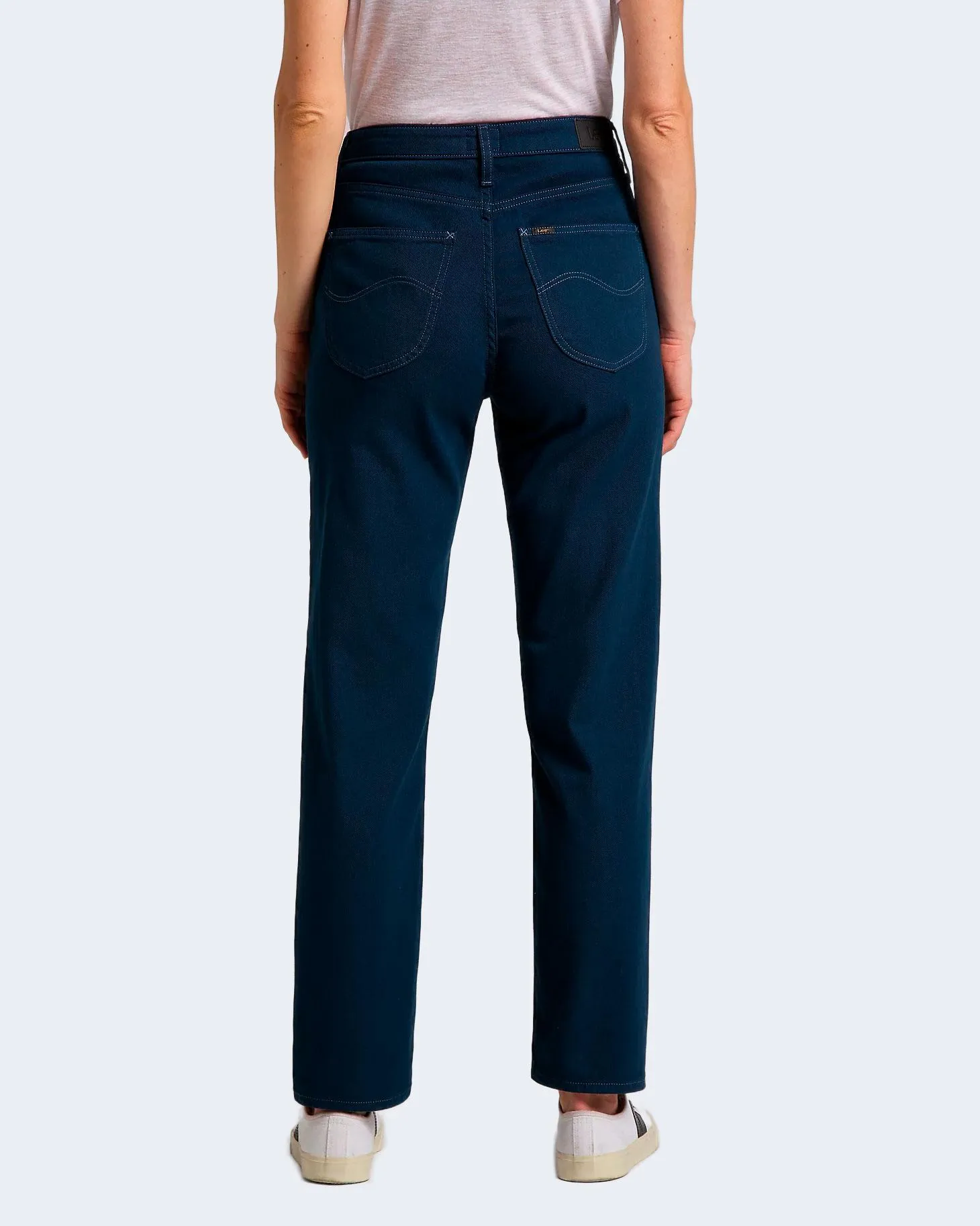Jeans mom Lee insignia blue Denim scuro