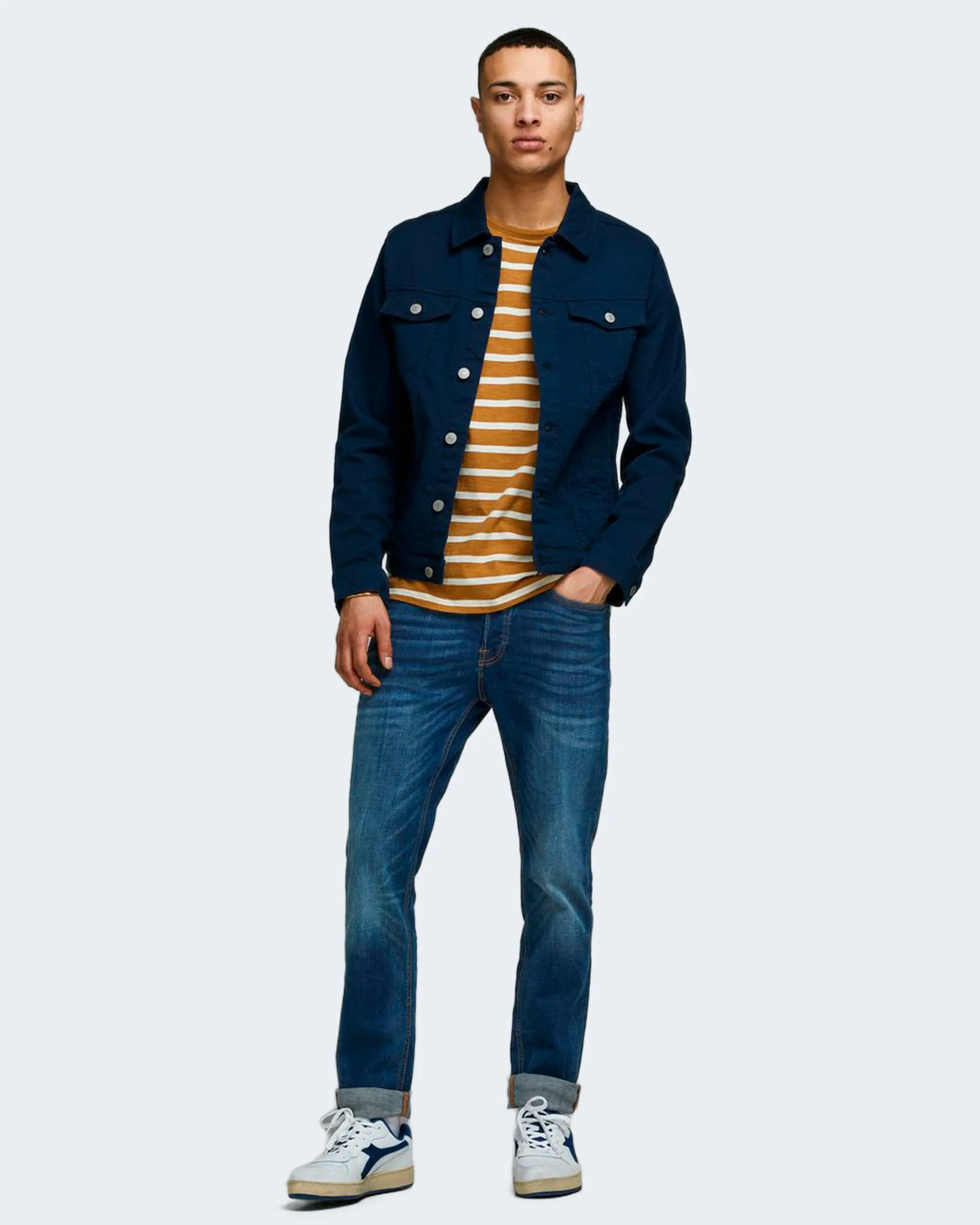 Jeans slim Jack Jones JJITIM JJORIGINAL AM 782 50SPS NOOS Blue Denim Scuro