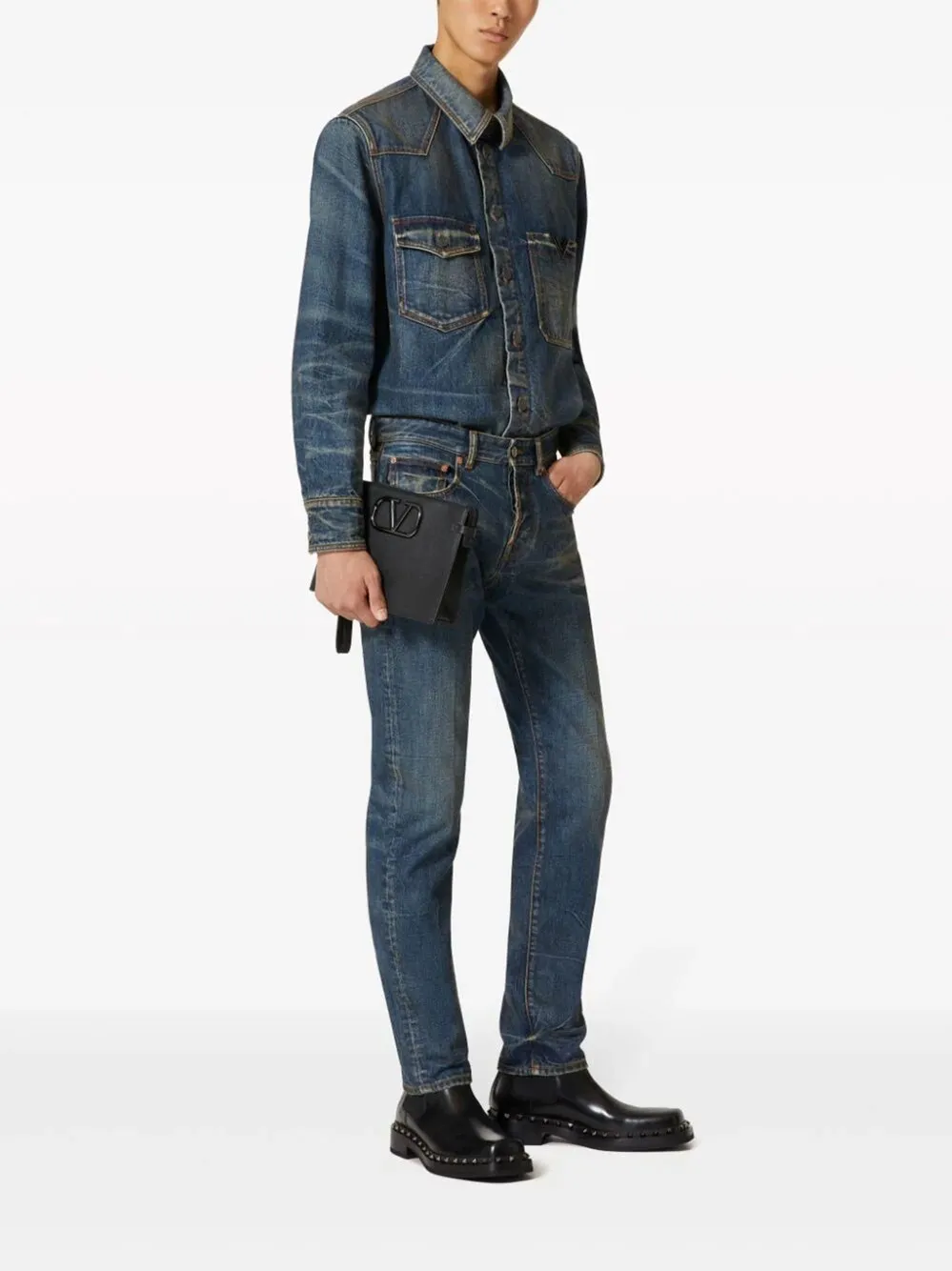 Jeans 'V Detail'