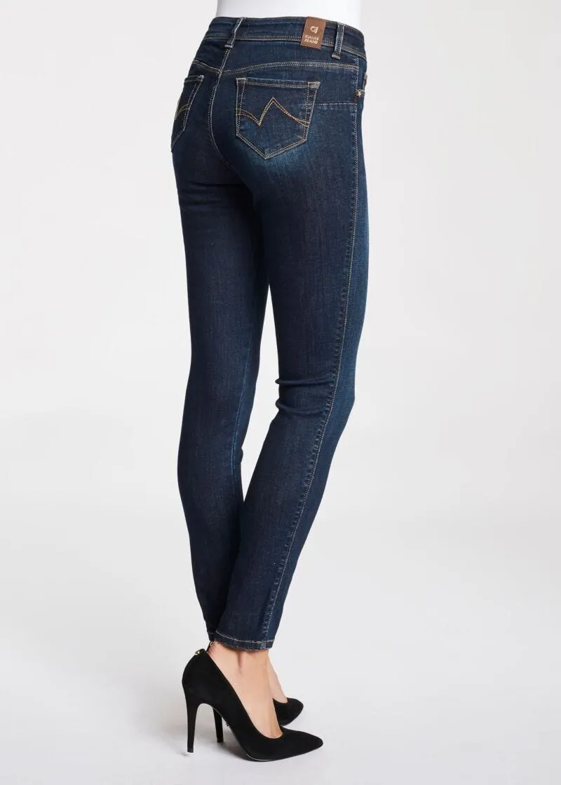 Jeggings indaco scuro