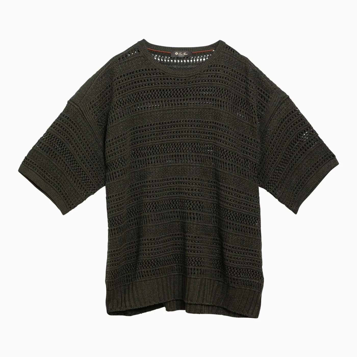 Jersey perforato grigio scuro