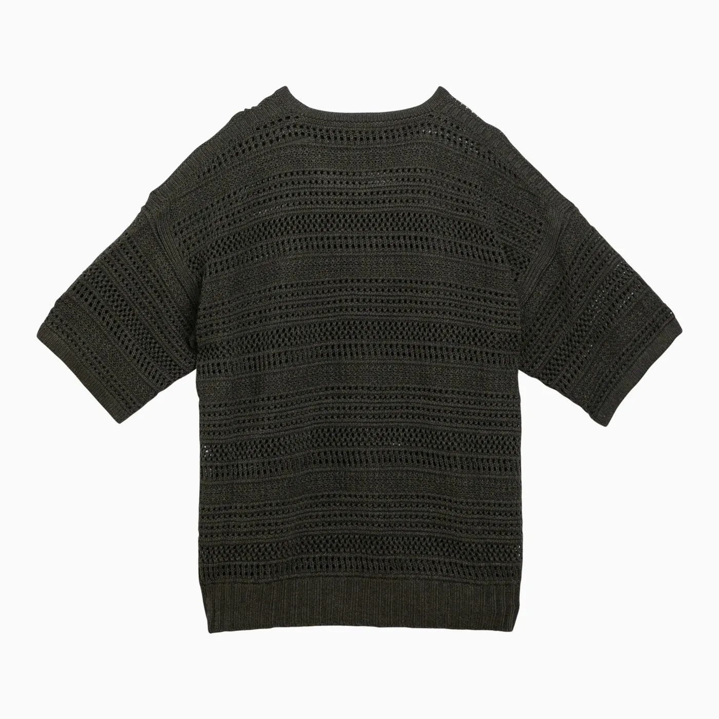Jersey perforato grigio scuro