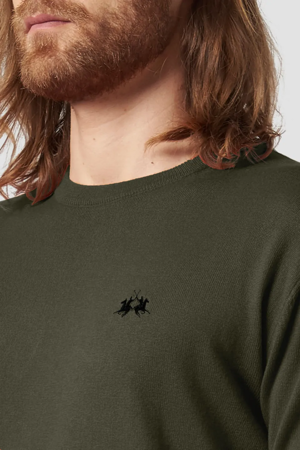 La Martina Crewneck Shirt / Green