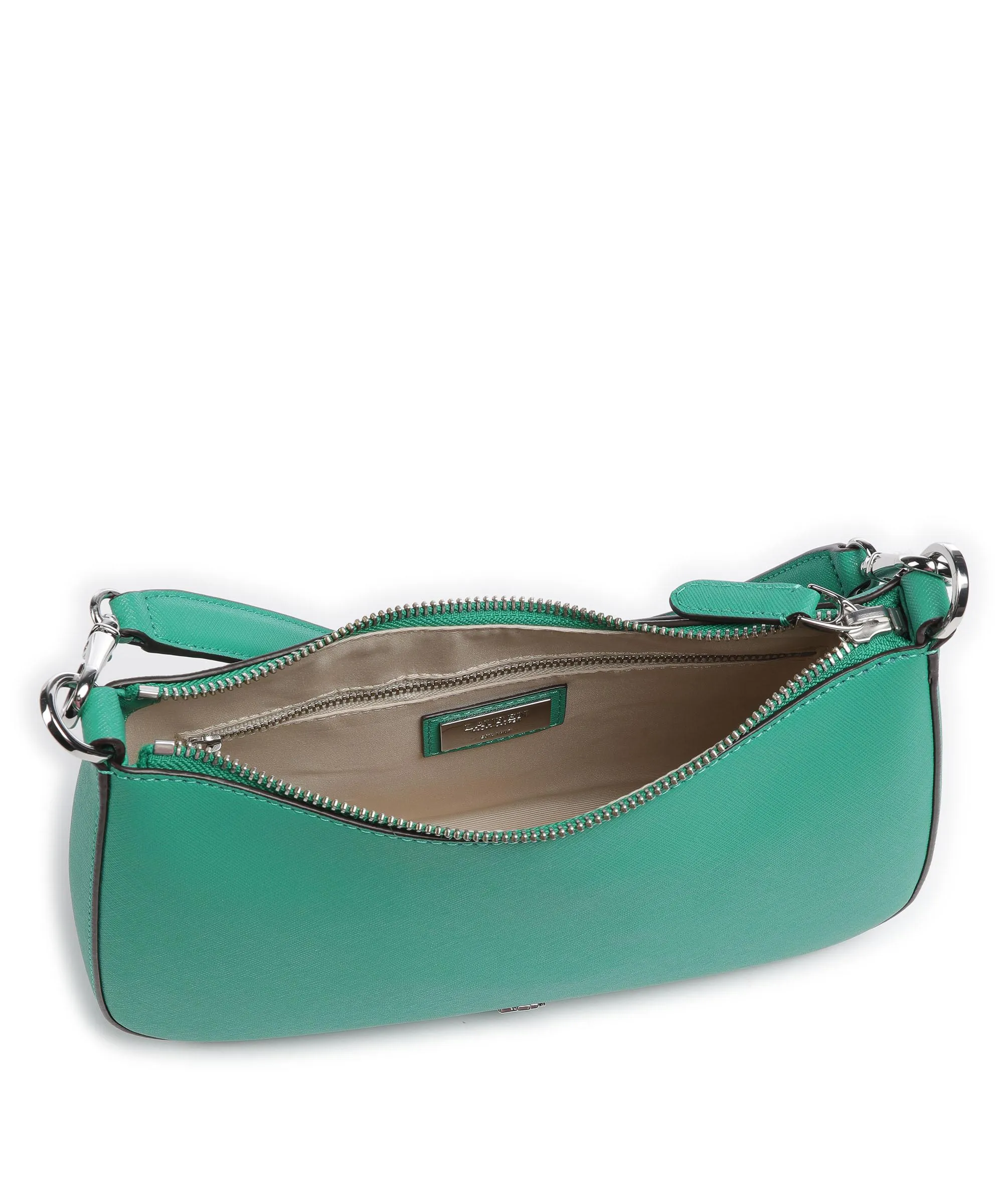  Lauren Ralph Lauren Danni 26 Borsa a spalla pelle di vacchetta saffiano verde  